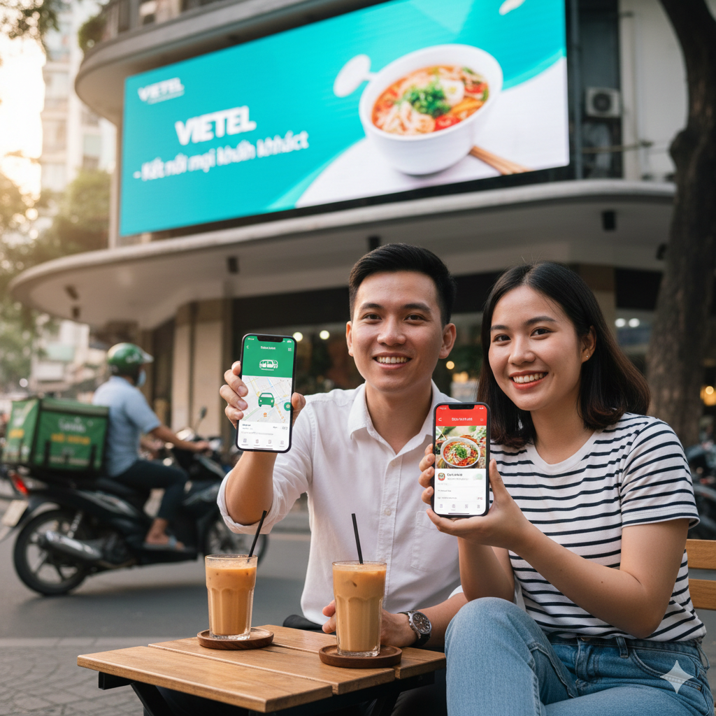 모바일 기반이 활성화 되있어 여행이 편리한 베트남