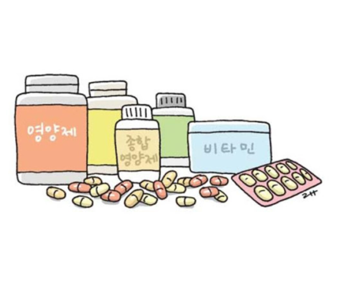 색상으로-분류된-영양제-비타민