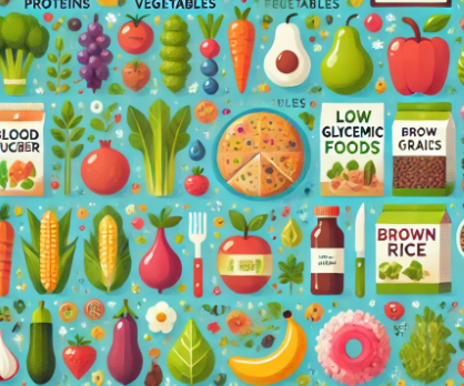 야채와 음료가 나열되어 있는 이미지