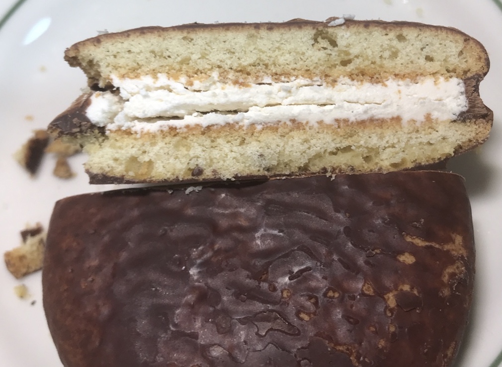 자연드림 초코크림파이 단면