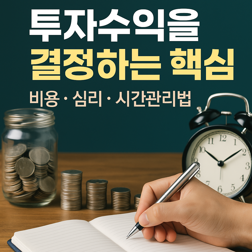 투자수익을 결정하는 핵심 – 비용, 심리, 시간관리법
