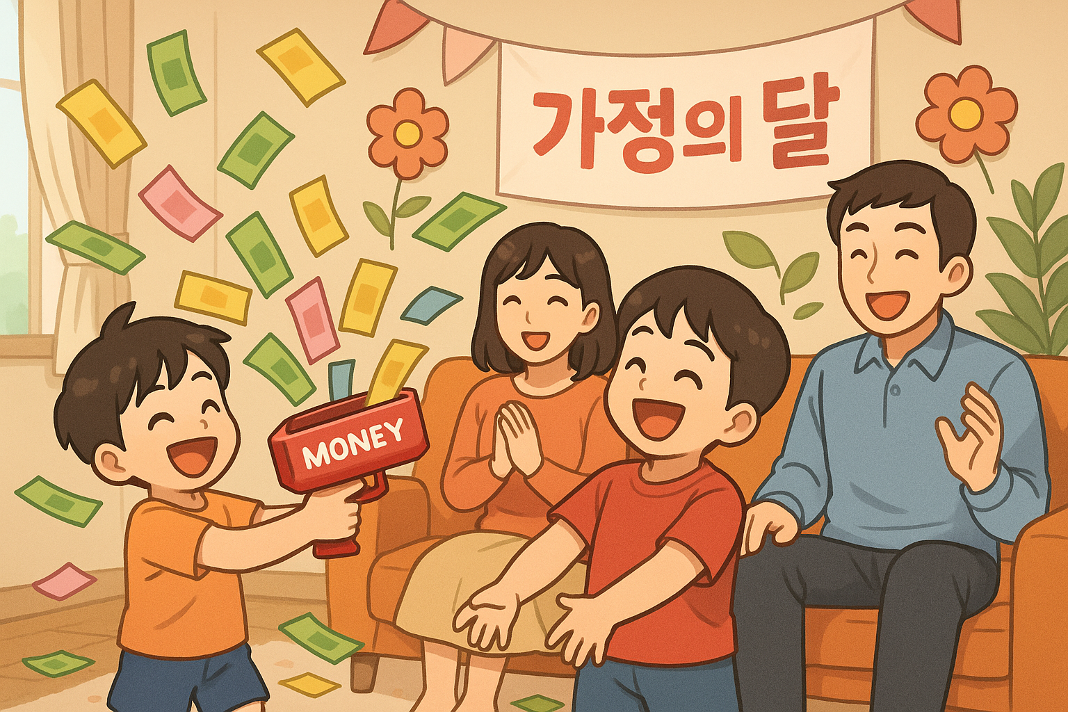 케이뱅크 머니건 용돈뿌리기 가정의달 이벤트 참여 안내