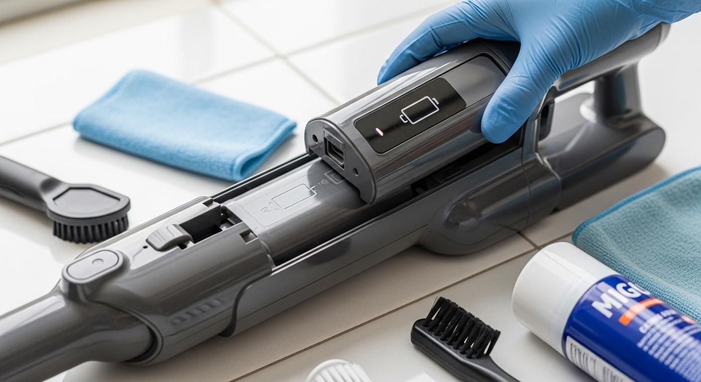 배터리 부족 무선청소기 관리 방법