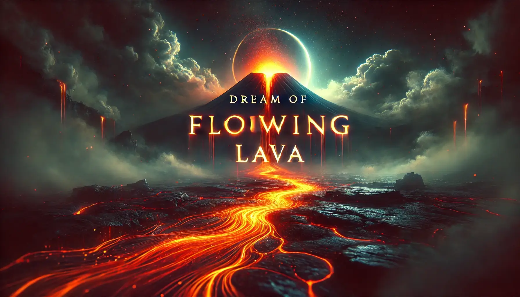 용암이 흐르는 꿈 해몽