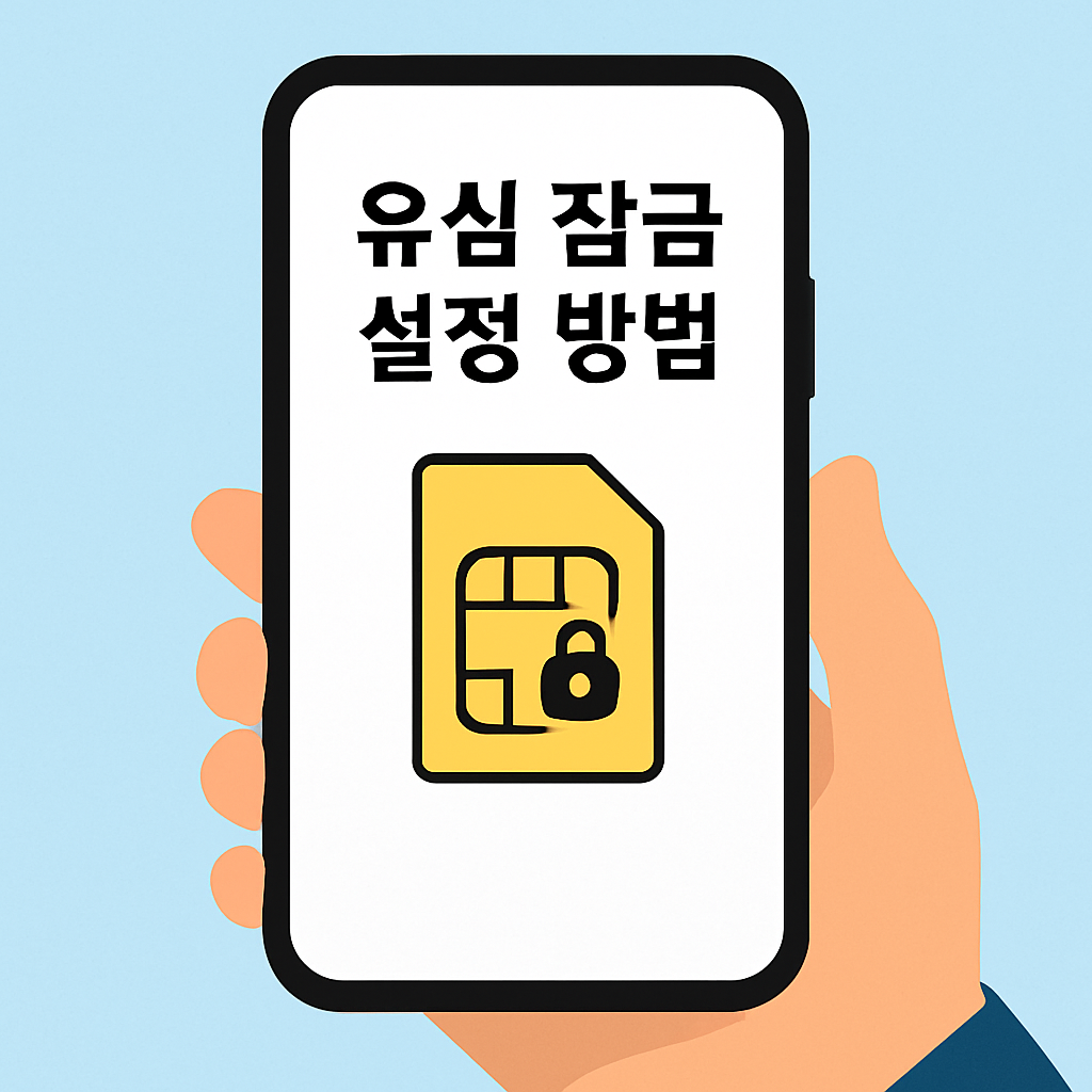 스마트폰 유심 설정 방법
