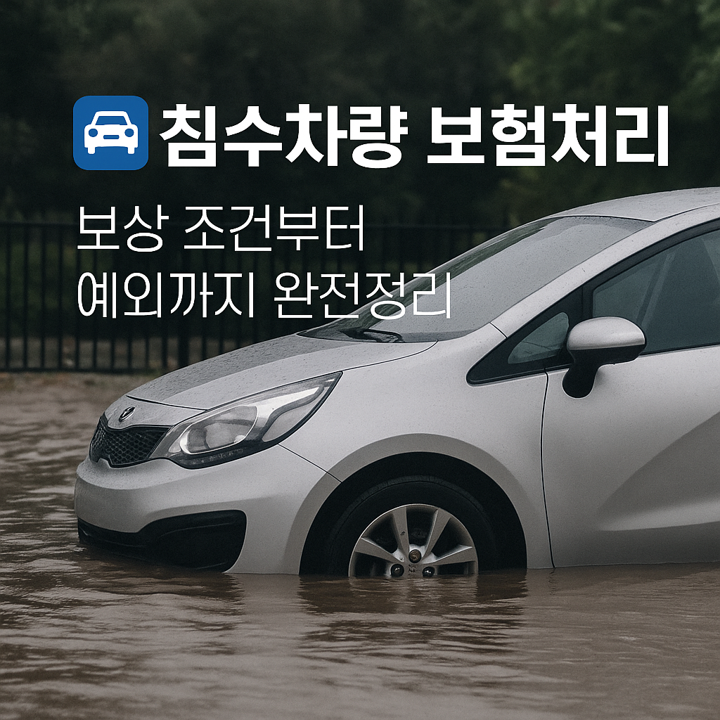 침수 차량 보험 처리