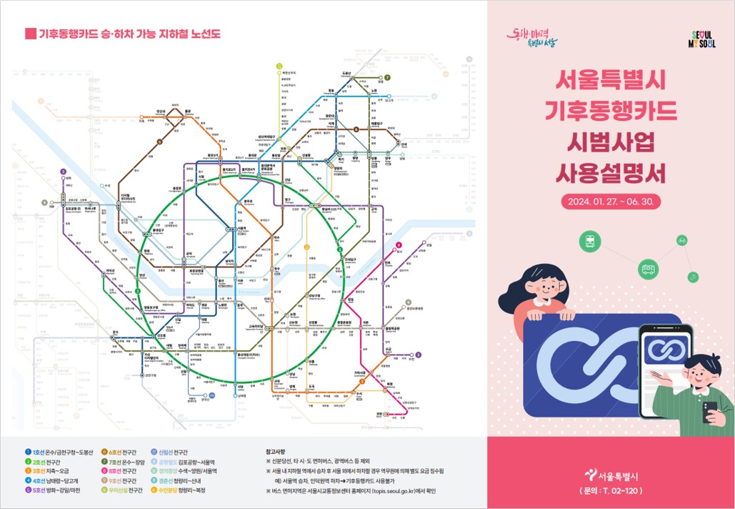 서울특별시 기후통행카드 시범사업 사용설명서