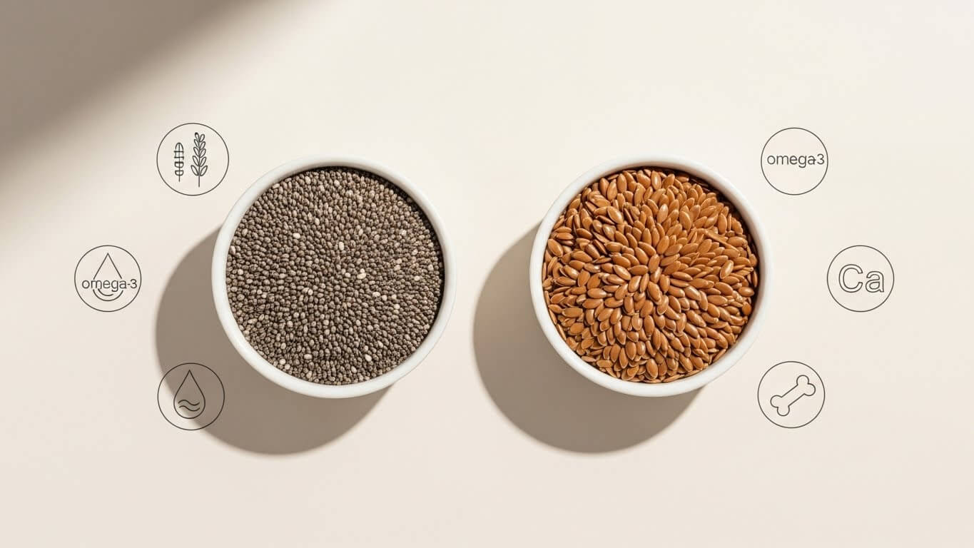 치아씨 아마씨 차이점 총정리 (효능·섭취법)