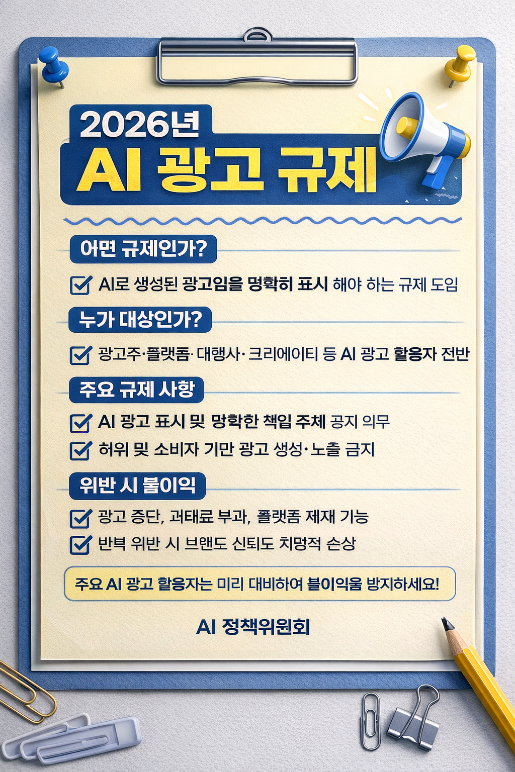 2026년 AI 광고 규제 강화