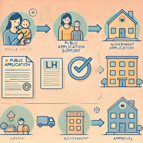 공공임대주택 우선공급 흐름 요약 인포그래픽