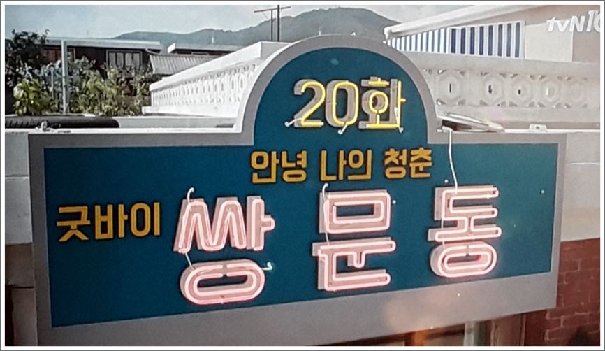 응답하라 1988 제20화, "안녕 나의 청춘, 굿바이 쌍문동" 타이틀 사진