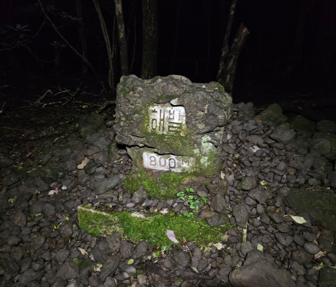 한라산 새벽 등산