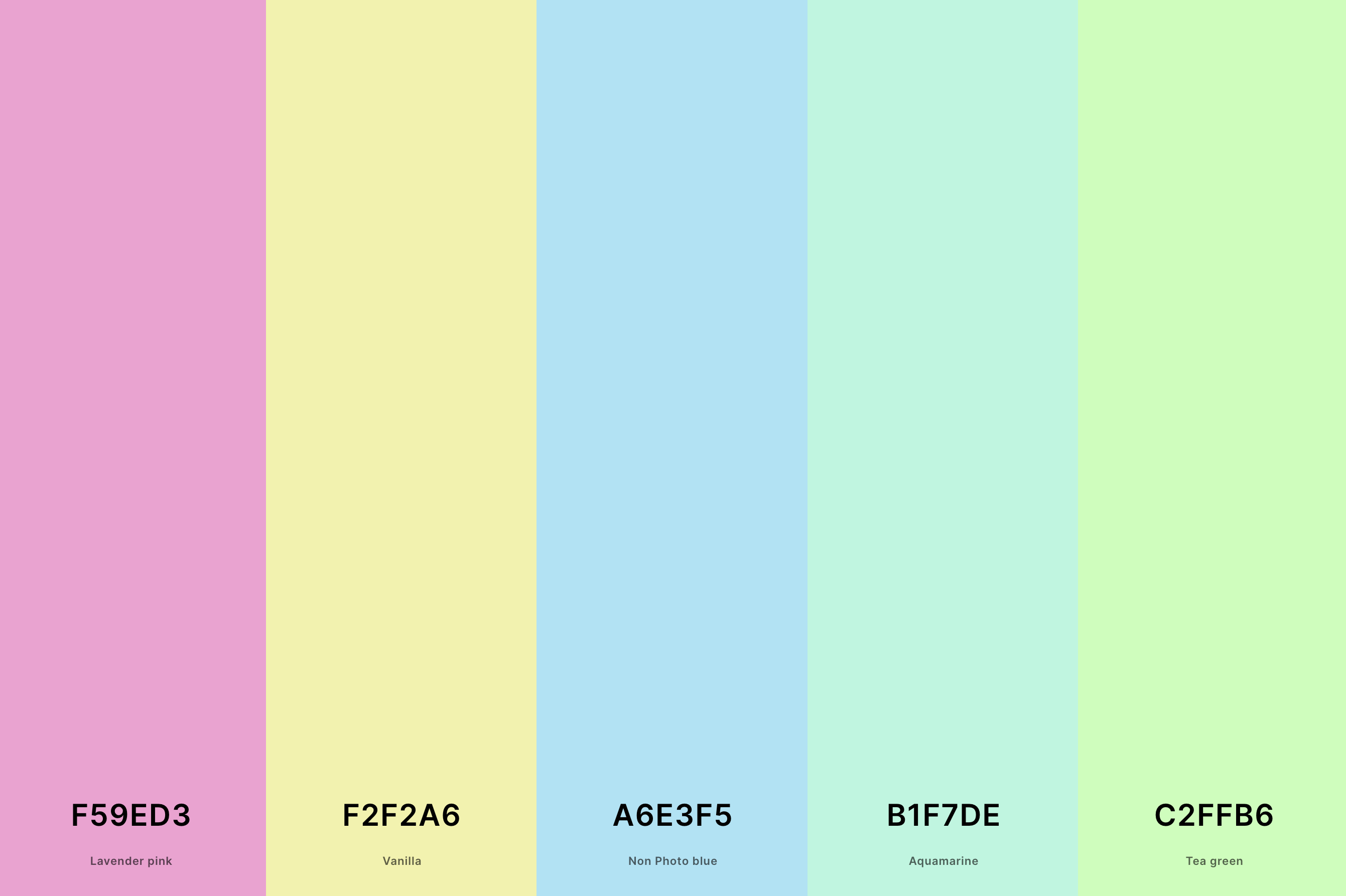 Retro Pastel Color Palette
