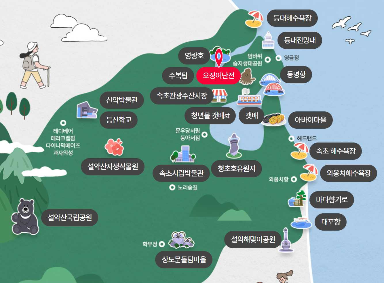 속초 오징어난전