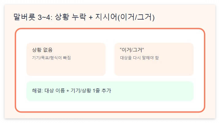 시니어 초보자가 자주 하는 말버릇 7가지