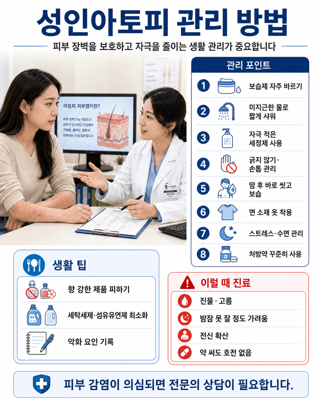 성인아토피 관리 방법