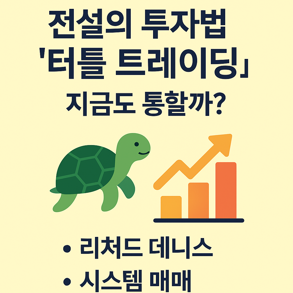 🐢 전설의 투자법 &lsquo;터틀 트레이딩&rsquo;, 지금도 통할까?