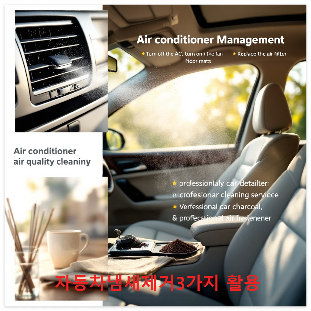 자동차냄새제거필수꿀팁3가지