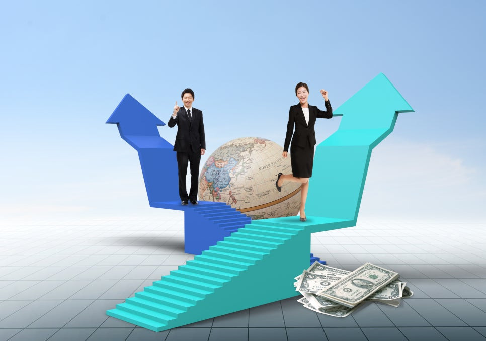 성공을 향하여 올라가는 계단