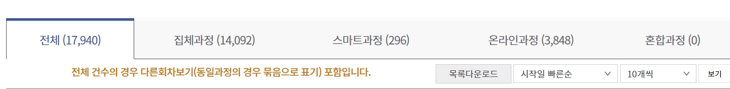 내일배움카드 신청자격 신청방법