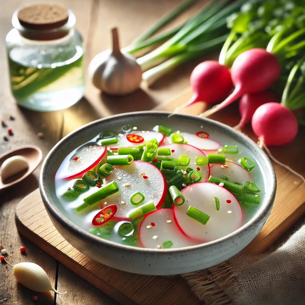 무우동치미담는법