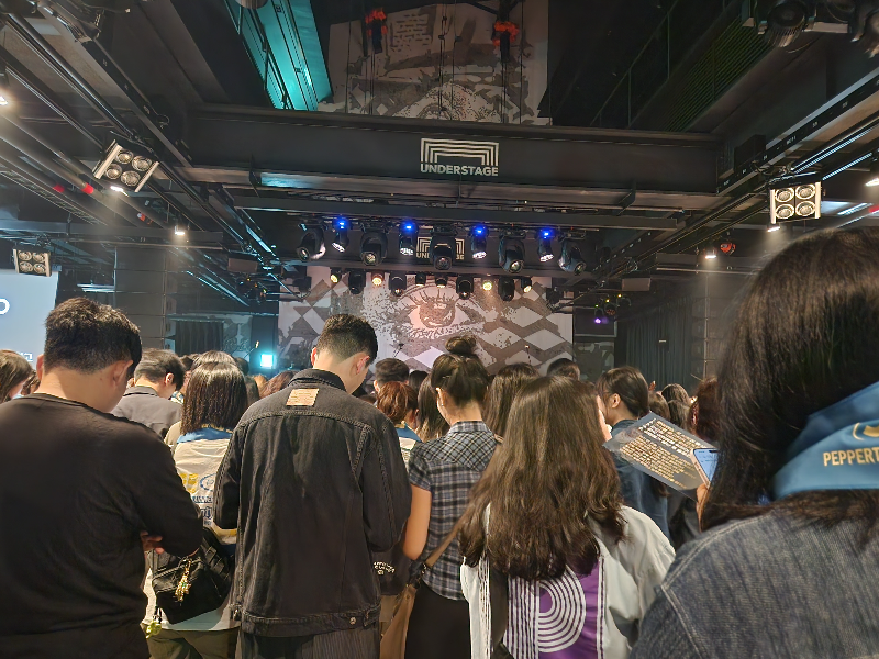 언더카드스테이지 스탠딩 시야