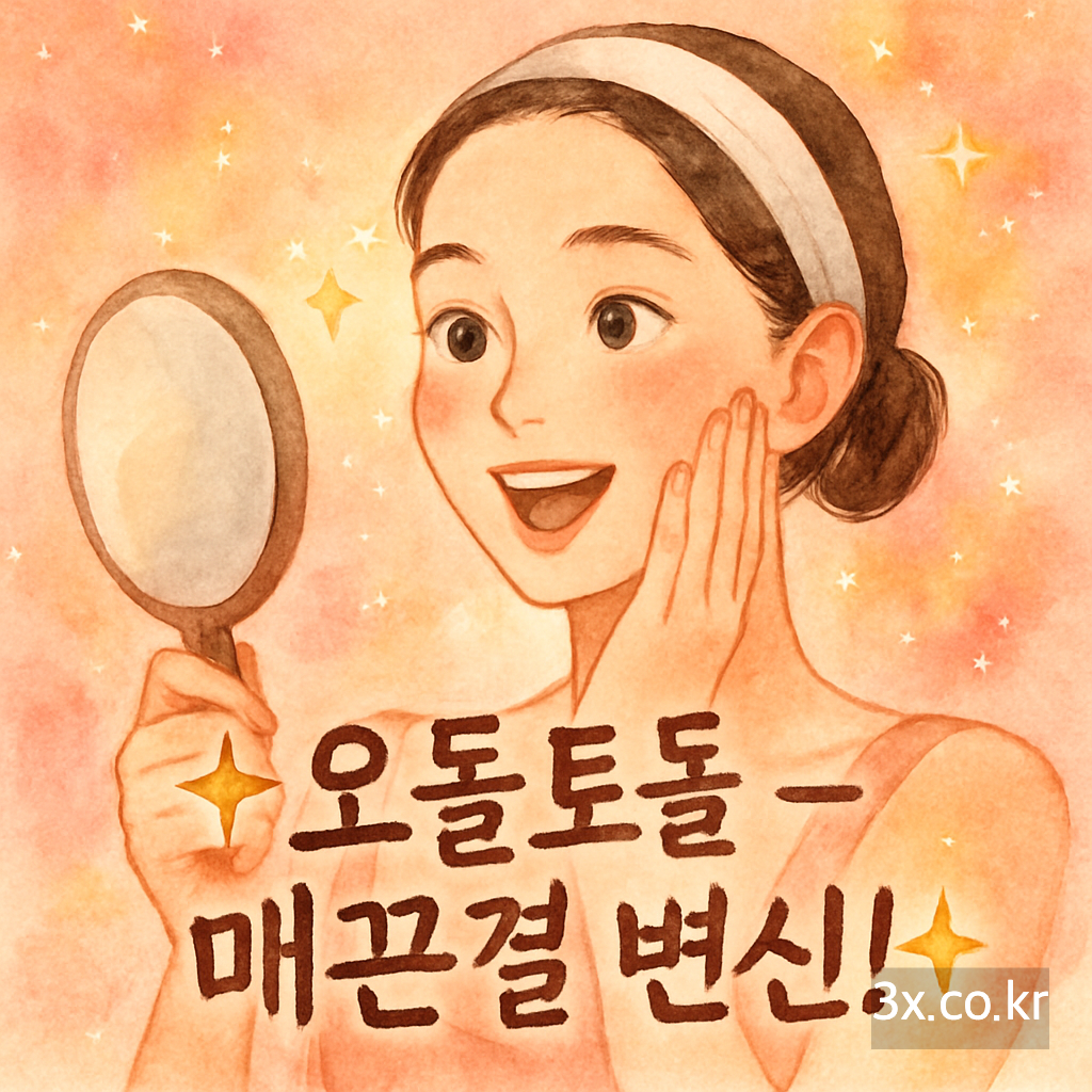 ✨오돌토돌 &rarr; 매끈결 변신!✨