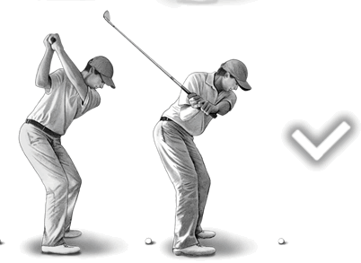 올바른 다운스윙 샬로윙