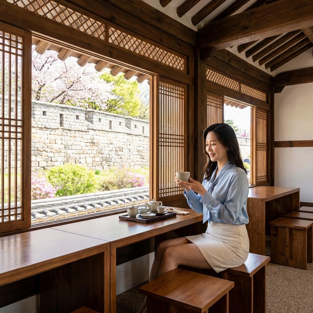 해미읍성 근처 조용한 카페