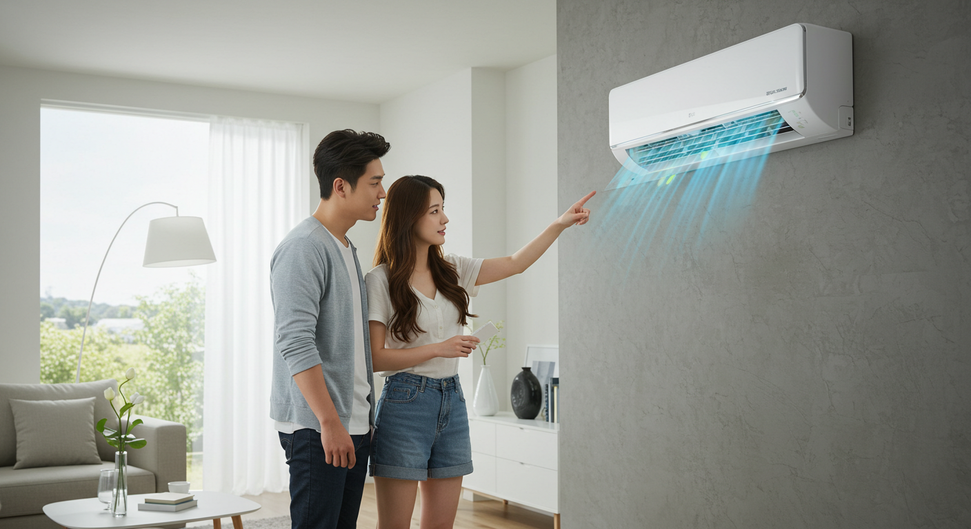 엘지(LG) 벽걸이 에어컨 청소방법