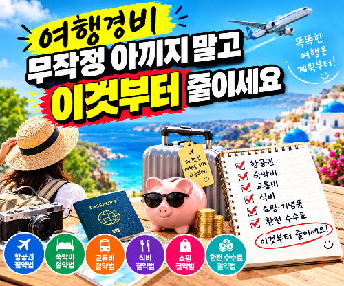 여행 경비 아끼는 현실 전략 공개! 무작정 아끼지 말고 이것부터 줄이세요