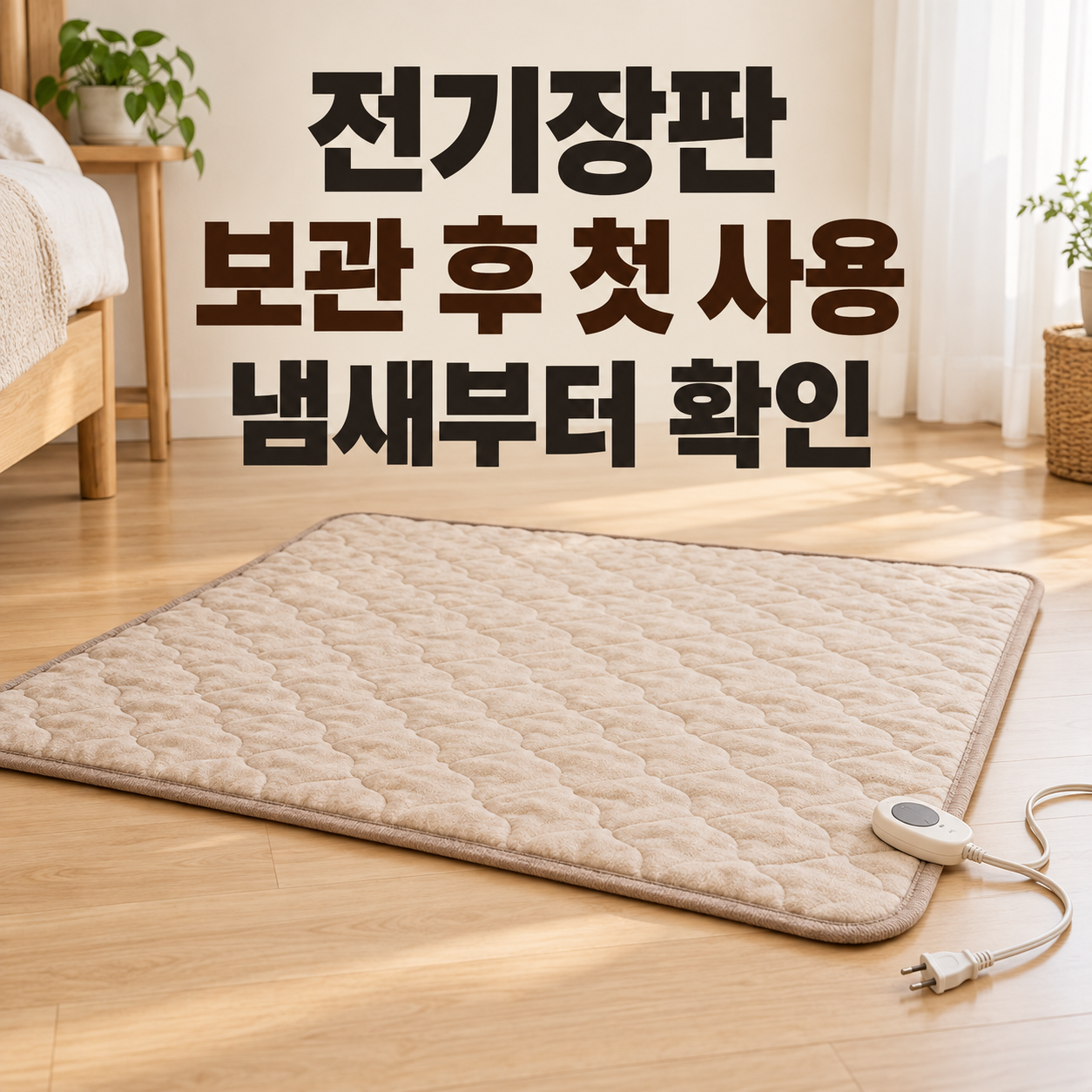 전기장판 냄새 점검 썸네일