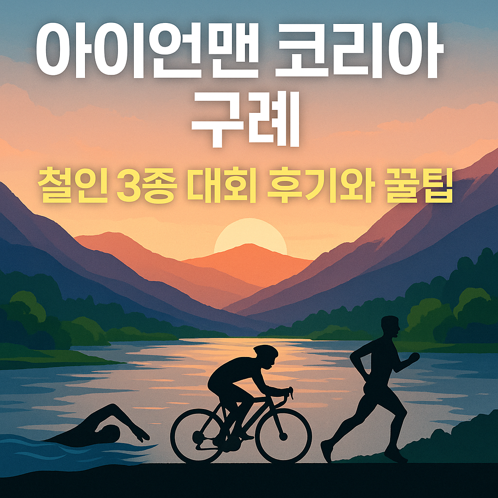 아이언맨 코리아 구례 철인 3종 대회 후기