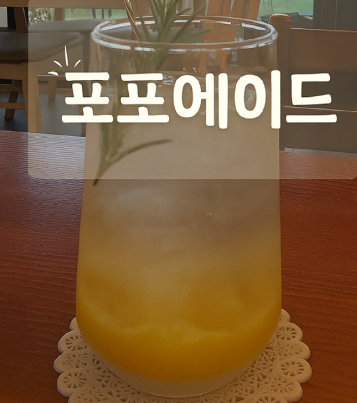 논산-포포나무열매-카페라엘-포포에이드-포포열매음료