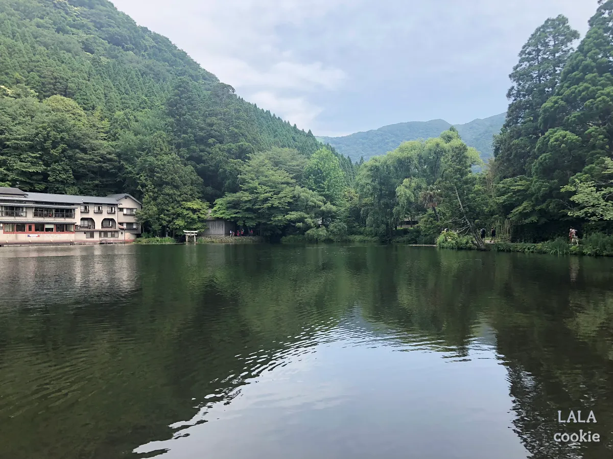 후쿠오카-유후인-긴린코호수-후기-강뷰-산과-호수