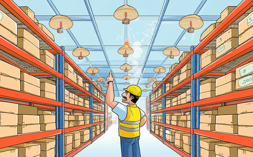 물류센터 스프링클러 종류와 화재 예방..