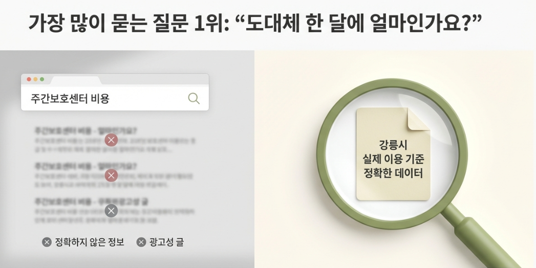 주간보호센터 이용 비용 이미지