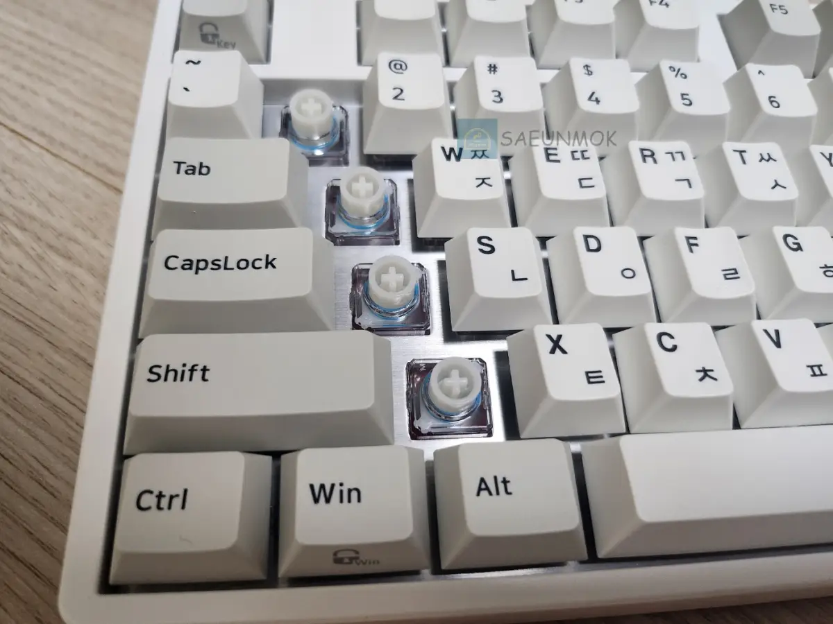 ABKO-무접점-키보드-키캡-알루미늄-플레이트-2
