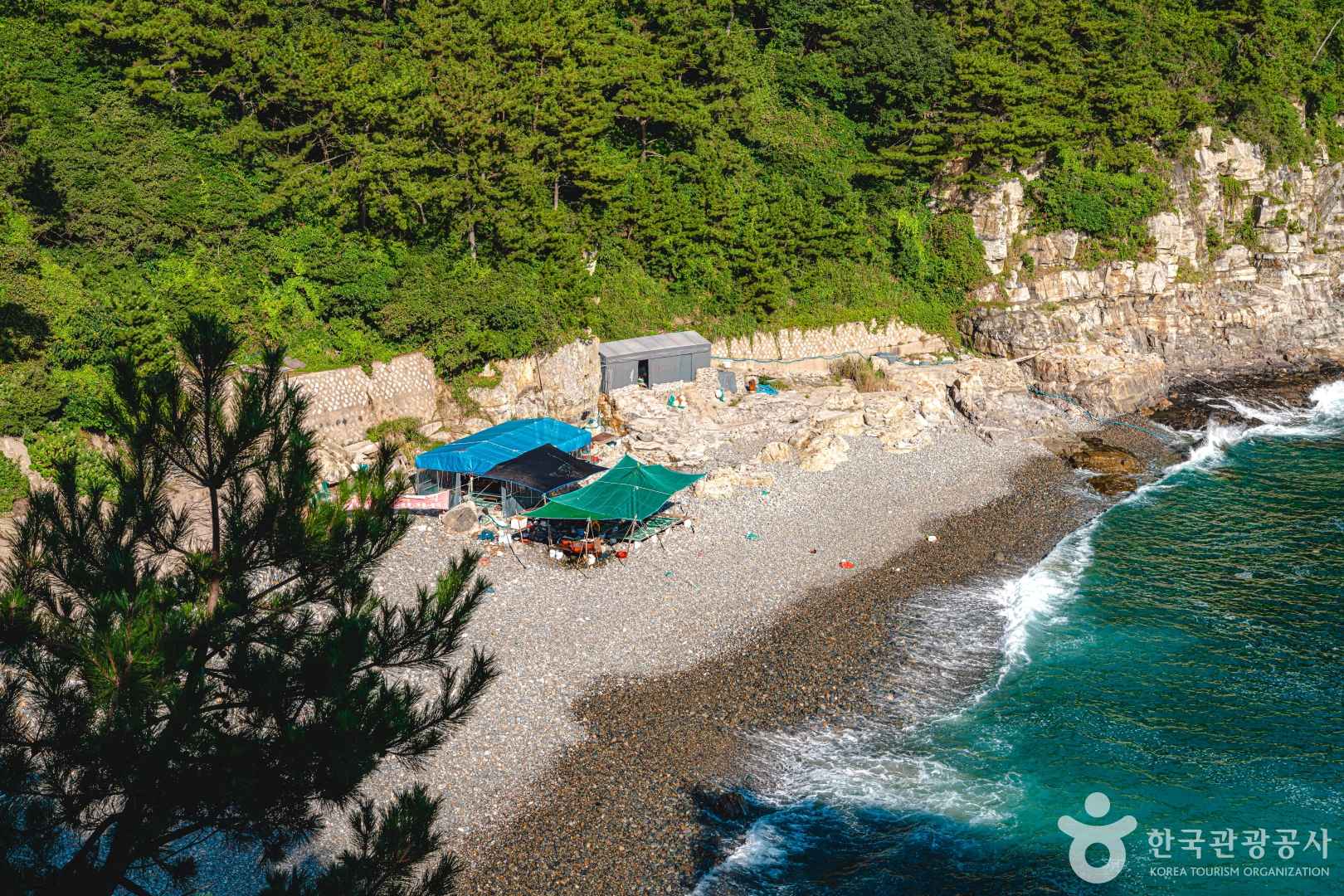 부산 감지해변 산책로