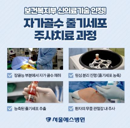 무릎줄기세포주사 병원추천 전국단위(서울,남양주,인천,용인,대전,청주,대구,부산)