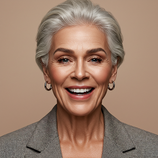 시니어 여성의 이미지입니다.