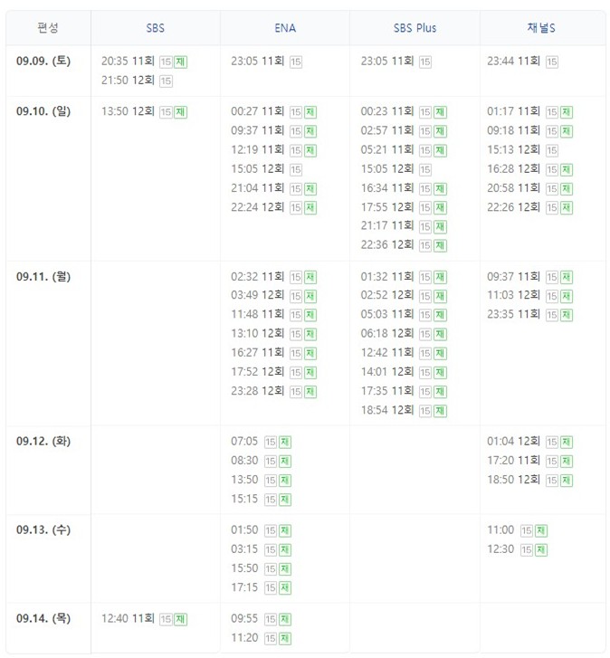 [실시간TV] 소방서 옆 경찰서 그리고 국과수 11회 12회 마지막회 다시보기 재방송 시간