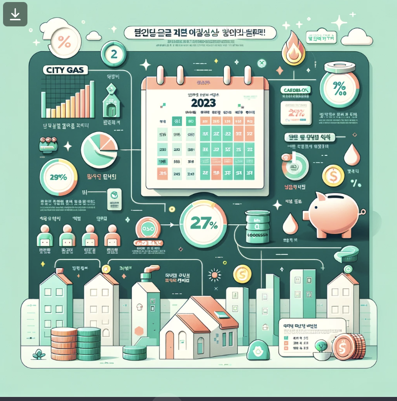 도시가스 캐시백 신청 방법 및 모의 계산기