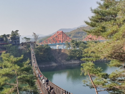 제천 옥순봉, 옥순봉 출렁다리 여행소개및 가는방법 이용요금-13