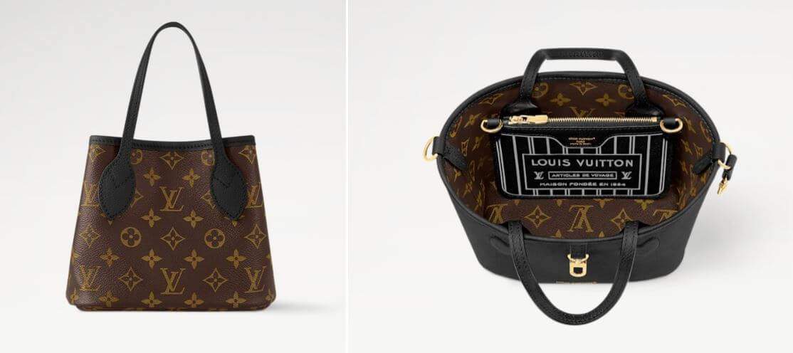 루이비통 네버풀 반둘리에 인사이드 아웃 BB (2)