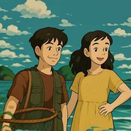 그록3으로 생성한 넷플릭스 드라마 폭싹 속았수다 여름 포스터의 AI 이미지 1