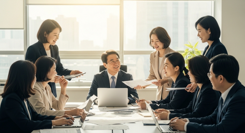 영상 준비 장면