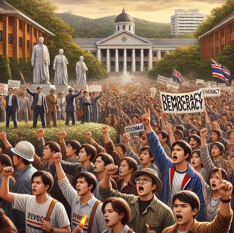 학생 운동하는 전남대학교 캠퍼스 이미지