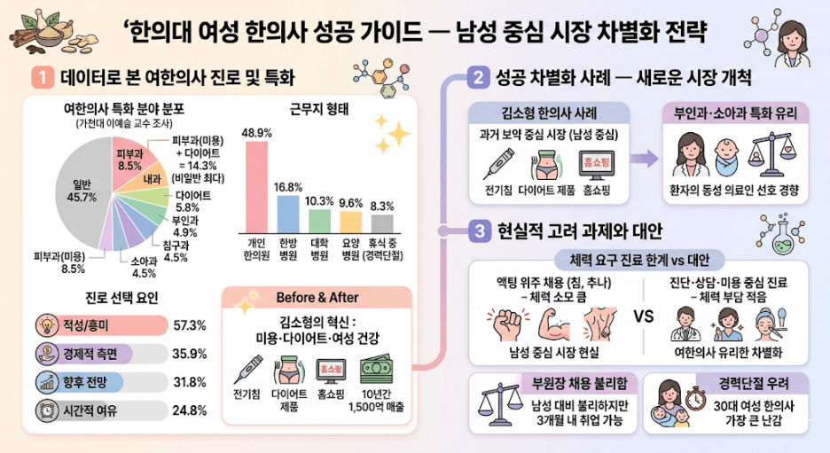 한의대 여성 한의사 성공 가이드