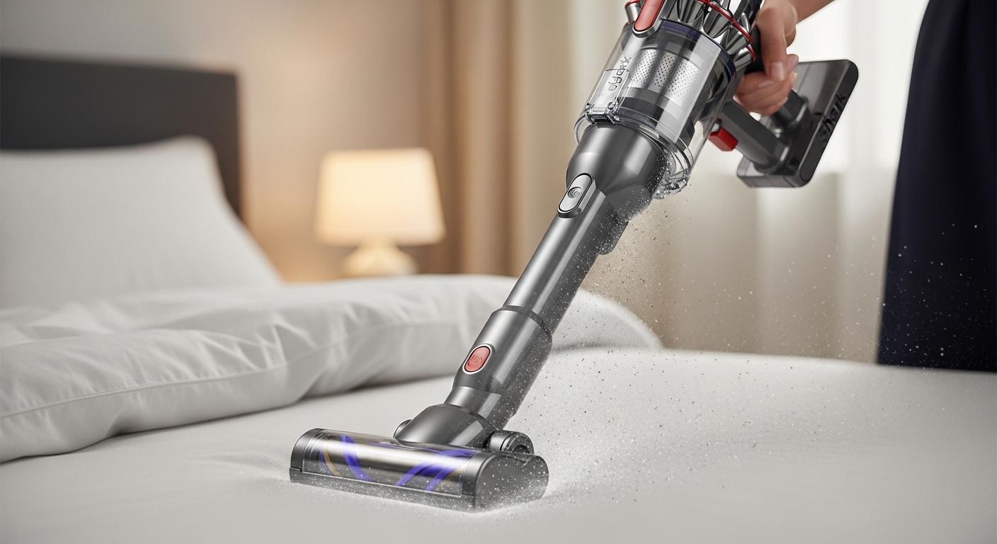 침구 먼지 무선청소기